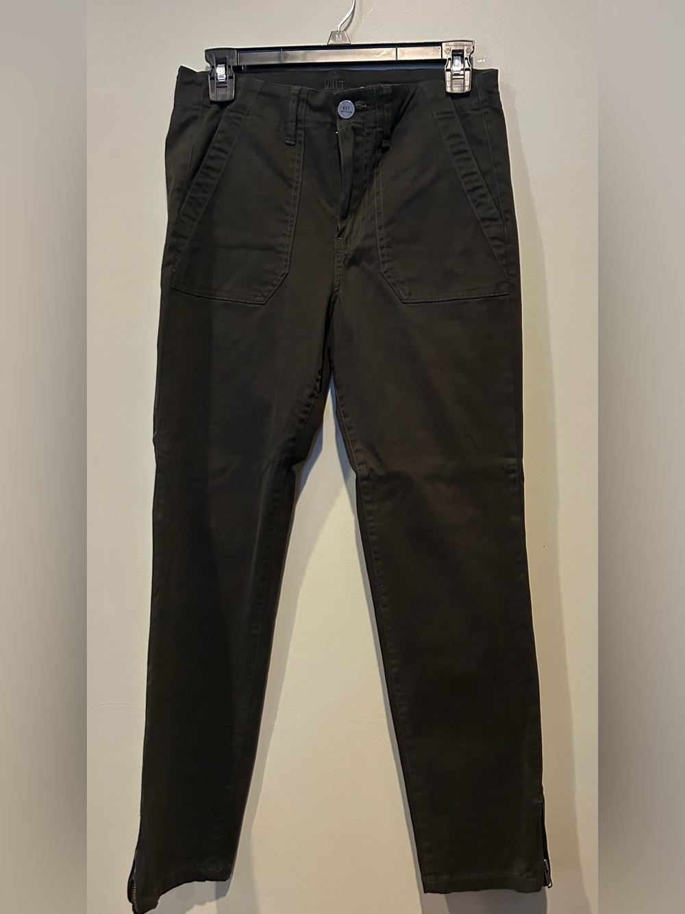 Kut from the Kloth Black Straight-Leg Pants